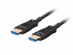 HDMI M/M V2.1 KABEL 50M OPTISK SVART AOC LANBERG