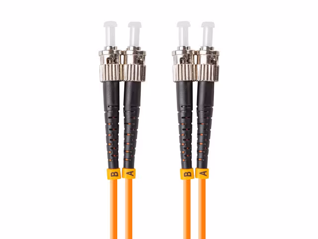 FIBEROPTISK PATCHKABEL MM ST/UPC-ST/UPC DUPLEX 1M LSZH OM2 50/125 3,0MM ORANGE LANBERG