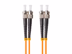FIBEROPTISK PATCHKABEL MM ST/UPC-ST/UPC DUPLEX 10M LSZH OM2 50/125 3,0MM ORANGE LANBERG