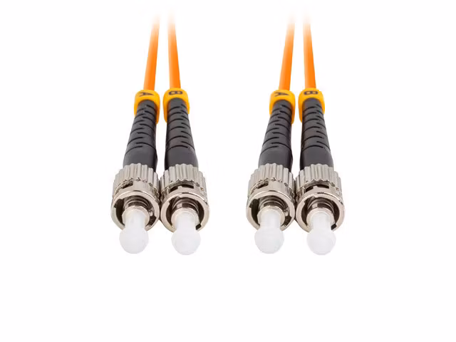 FIBEROPTISK PATCHKABEL MM ST/UPC-ST/UPC DUPLEX 10M LSZH OM2 50/125 3,0MM ORANGE LANBERG