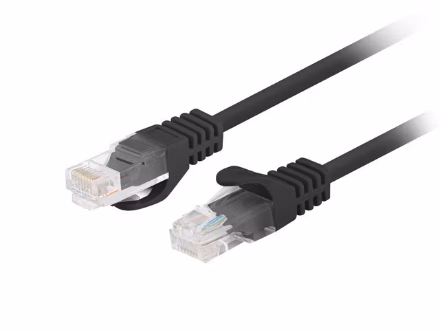 PATCHKABEL CAT.5E UTP 7,5M SVART FLUKE PASSERADE LANBERG