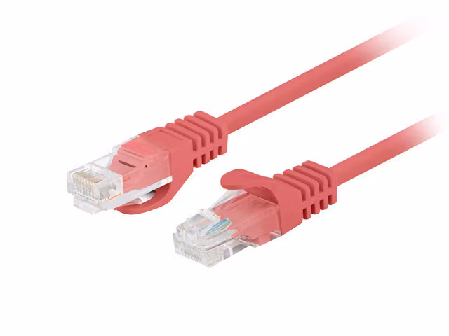 PATCHKABEL CAT.5E UTP 7,5M RÖD FLUKE PASSERADE LANBERG