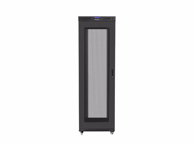 RACKSKÅP 19" FRISTÅENDE 42U/800X1200 (FLAT PACK) MED NÄTDÖRR LCD SVART LANBERG V2