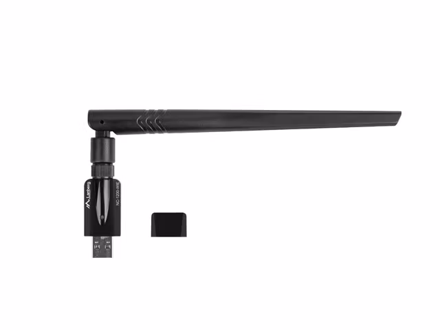 USB-ADAPTER TRÅDLÖST NÄTVERKSKORT LANBERG NC-1200-WIE AC1200 DUAL BAND 1X INTERN + 1X EXTERN ANT