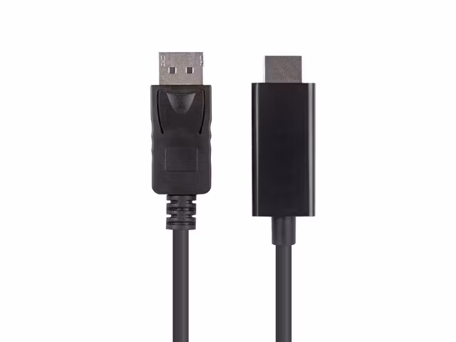 undefinedDISPLAYPORT(M) V1.1 ->HDMI(M) KABEL 1M SVART LANBERGundefined