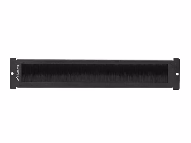 19" FRISTÅENDE (FF01 MED LCD-PANEL) KABELGENOMFÖRING BORSTPANEL SVART LANBERG AK-1106-B
