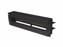 19" 3U SPÄNNINGSDISTRIBUTIONSPANEL MED DIN-SKENA TS-35 SVART LANBERG