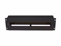 19" 3U SPÄNNINGSDISTRIBUTIONSPANEL MED DIN-SKENA TS-35 SVART LANBERG
