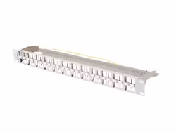 PATCHPANEL BLANK 48 PORT 1U 19" FTP FÖR KEYSTONE MODULER GRÅ LANBERG
