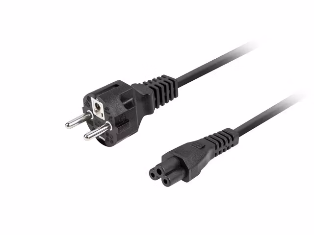 undefinedCEE 7/7 (MICKEY)->IEC 320 C5 NÄTSLADD 1,8M VDE SVART RAK LANBERGundefined