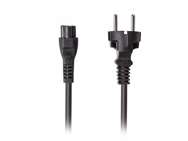 undefinedCEE 7/7 (MICKEY)->IEC 320 C5 NÄTSLADD 1,8M VDE SVART RAK LANBERGundefined
