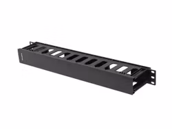 19" KABELHANTERINGSPLAST 1U TYP A SVART LANBERG