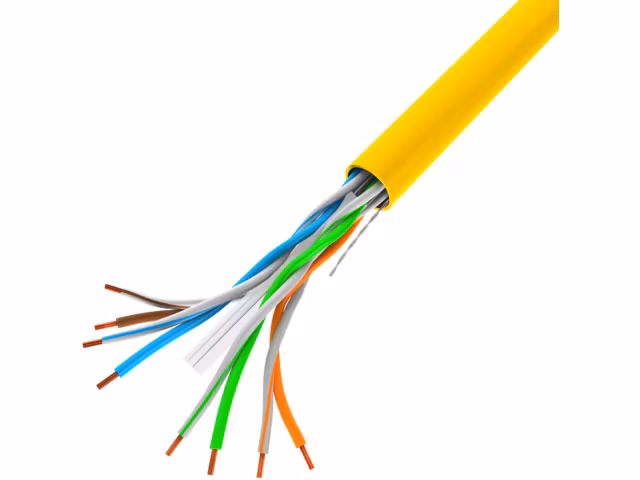 LAN-KABEL 1GB/S 305M SOLID CCA GUL LANBERG