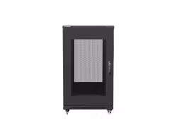 RACKSKÅP 19" FRISTÅENDE 22U/600X800 (FLAT PACK) MED NÄTDÖRR SVART LANBERG