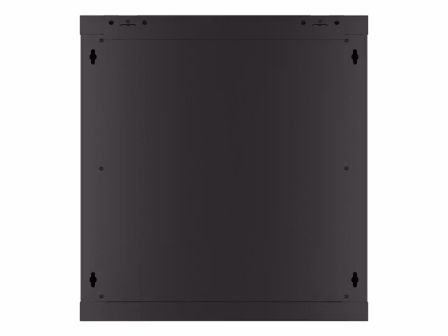 RACKSKÅP 19" VÄGGMONTERAT 12U/600X450 MED PERFORERAD DÖRR SVART LANBERG (FLAT PACK)