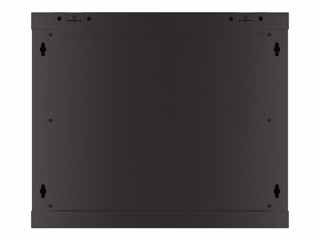 RACKSKÅP 19" VÄGGMONTERAT 9U/600X450 MED PERFORERAD DÖRR SVART LANBERG (FLAT PACK)