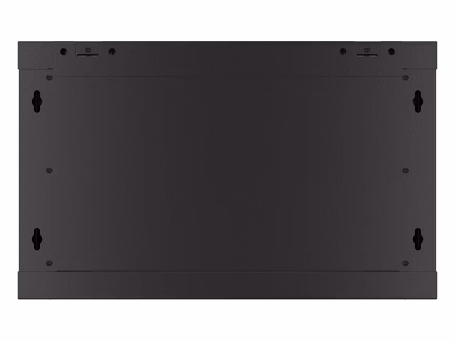 RACKSKÅP 19" VÄGGMONTERAT 6U/600X450 MED PERFORERAD DÖRR SVART LANBERG (FLAT PACK)