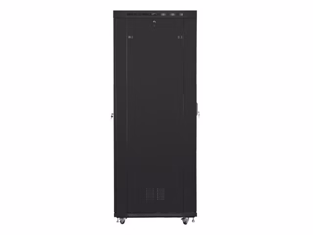 RACKSKÅP 19" FRISTÅENDE 47U/800X1000 (FLAT PACK) MED NÄTDÖRR LCD SVART LANBERG V2