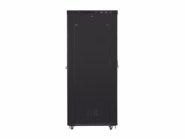 RACKSKÅP 19" FRISTÅENDE 47U/800X1200 (FLAT PACK) MED GLASDÖRR LCD SVART LANBERG V2