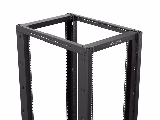 ÖPPET RACK 42U 600X1000 SVART LANBERG