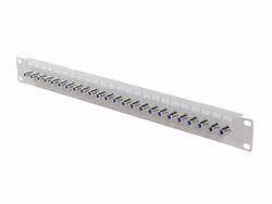 PATCHPANEL 24 PORTAR 1U F-TYP KONTAKT GRÅ LANBERG