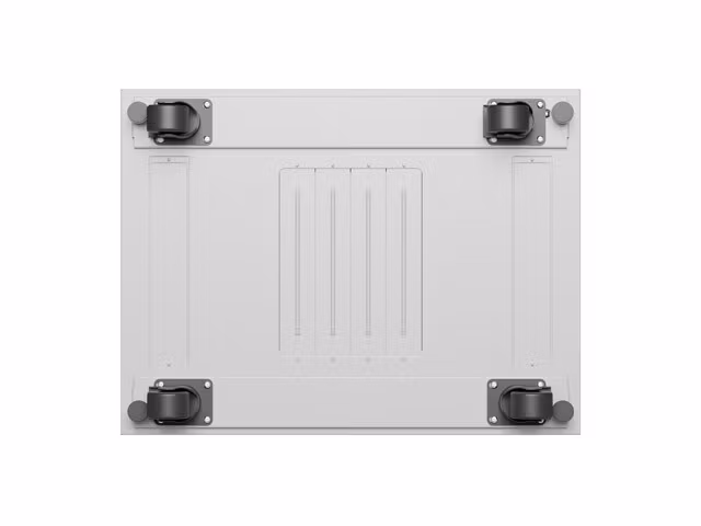 RACKSKÅP 19" FRISTÅENDE 22U/600X800 (FLAT PACK) MED GLASDÖRR LCD GRÅ LANBERG V2