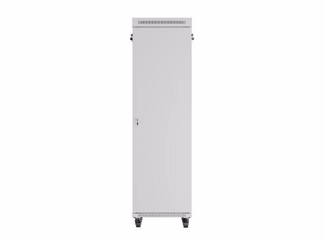 RACKSKÅP 19" FRISTÅENDE 42U/600X800 (FLAT PACK) MED GLASDÖRR LCD GRÅ LANBERG V2