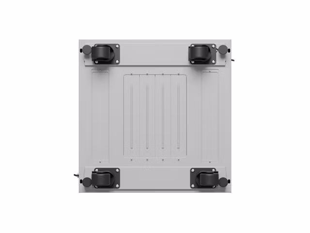 RACKSKÅP 19" FRISTÅENDE 15U/600X600 (FLAT PACK) MED GLASDÖRR LCD GRÅ LANBERG V2