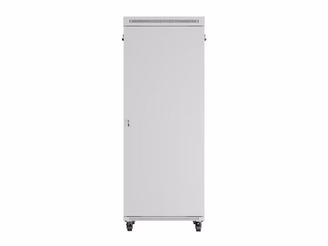 RACKSKÅP 19" FRISTÅENDE 42U/800X1000 (FLAT PACK) MED GLASDÖRR LCD GRÅ LANBERG V2