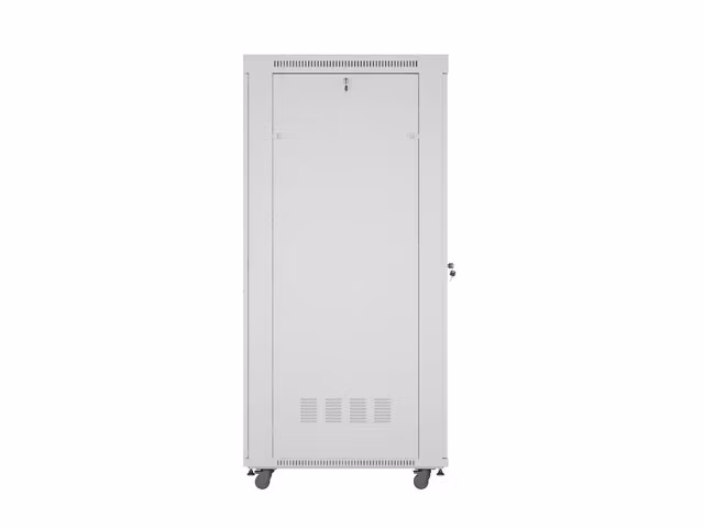 RACKSKÅP 19" FRISTÅENDE 42U/800X1000 (FLAT PACK) MED GLASDÖRR LCD GRÅ LANBERG V2