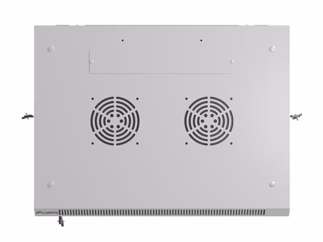 INSTALLATIONSRACK 19" 6U 600X450 GRÅ PERFORERAD DÖRR LANBERG (FLAT PACK)