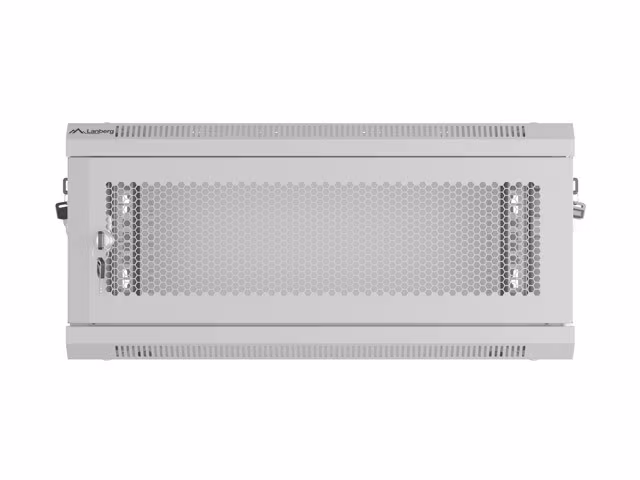 INSTALLATIONSRACK 19" 4U 600X450 GRÅ PERFORERAD DÖRR LANBERG (FLAT PACK)