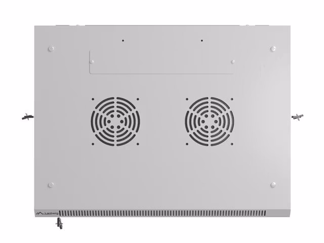 INSTALLATIONSRACK 19" 4U 600X450 GRÅ PERFORERAD DÖRR LANBERG (FLAT PACK)