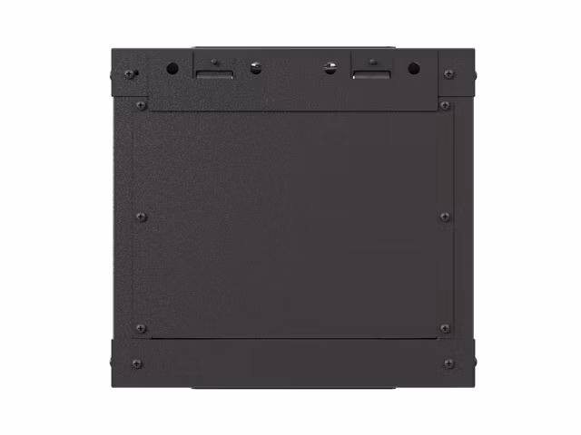 RACKSKÅP 10" VÄGGMONTERAT 4U/300X300 (FLAT PACK) MED GLASDÖRR SVART LANBERG