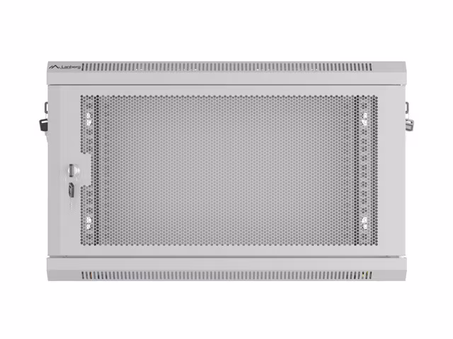 INSTALLATIONSRACK 19" 6U 600X450 GRÅ PERFORERAD DÖRR LANBERG (FLAT PACK)