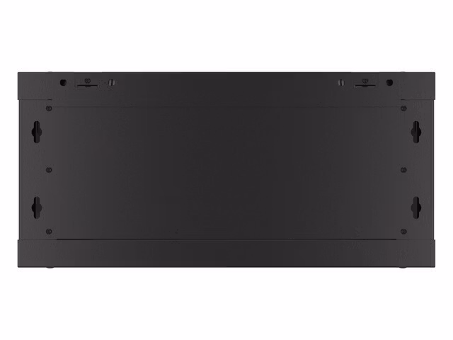 RACKSKÅP 19" VÄGGMONTERAT 4U/600X450 (FLAT PACK) MED GLASDÖRR SVART LANBERG V2
