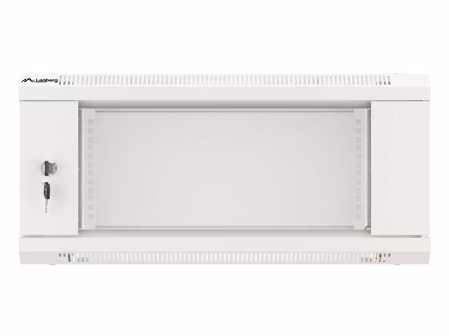 RACKSKÅP 19" VÄGGMONTERAT 4U/600X450 (FLAT PACK) V2 GRÅ LANBERG