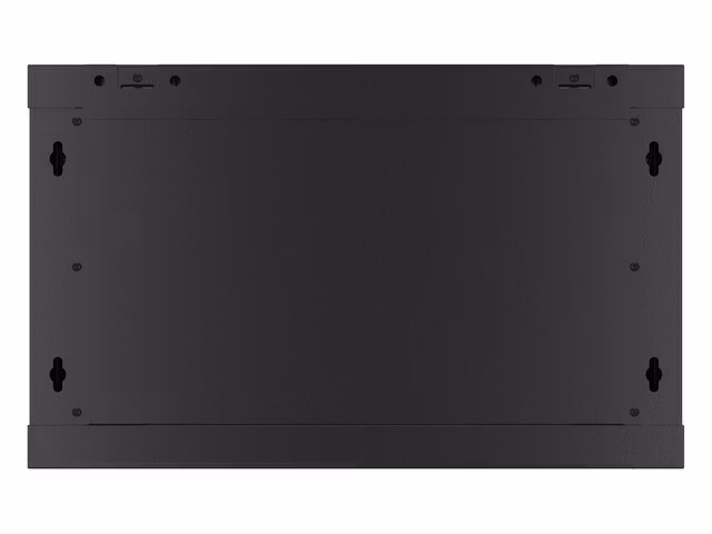 RACKSKÅP 19" VÄGGMONTERAT 6U/600X450 (FLAT PACK) MED GLASDÖRR SVART LANBERG V2