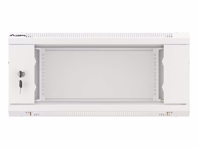 RACKSKÅP 19" VÄGGMONTERAT 4U/600X600 (FLAT PACK) V2 GRÅ LANBERG