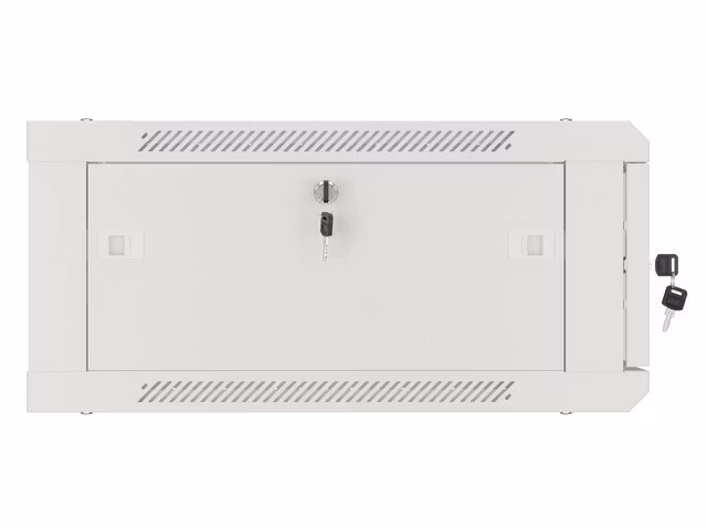 RACKSKÅP 19" VÄGGMONTERAT 4U/600X600 (FLAT PACK) V2 GRÅ LANBERG