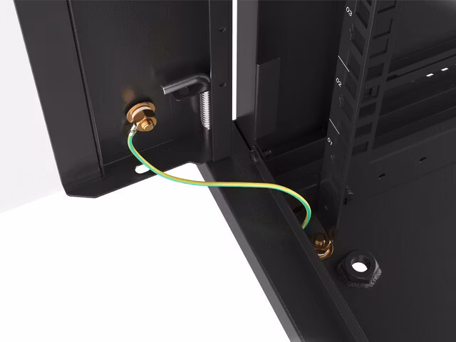 RACKSKÅP 19" VÄGGMONTERAT 4U/600X600 (FLAT PACK) V2 SVART LANBERG