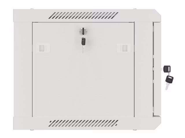 RACKSKÅP 19" VÄGGMONTERAT 6U/600X450 (FLAT PACK) V2 GRÅ LANBERG