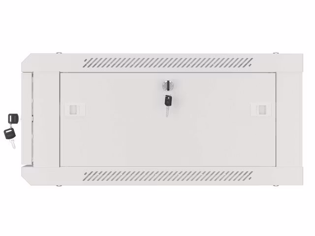 RACKSKÅP 19" VÄGGMONTERAT 4U/600X600 (FLAT PACK) V2 GRÅ LANBERG
