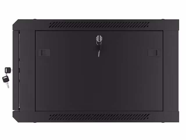 RACKSKÅP 19" VÄGGMONTERAT 6U/600X600 (FLAT PACK) SVART LANBERG V2