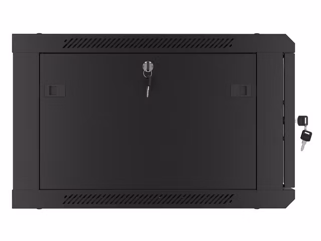 RACKSKÅP 19" VÄGGMONTERAT 6U/600X600 (FLAT PACK) SVART LANBERG V2