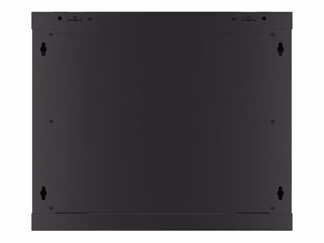 RACKSKÅP 19" VÄGGMONTERAT 9U/600X600 (FLAT PACK) V2 SVART LANBERG