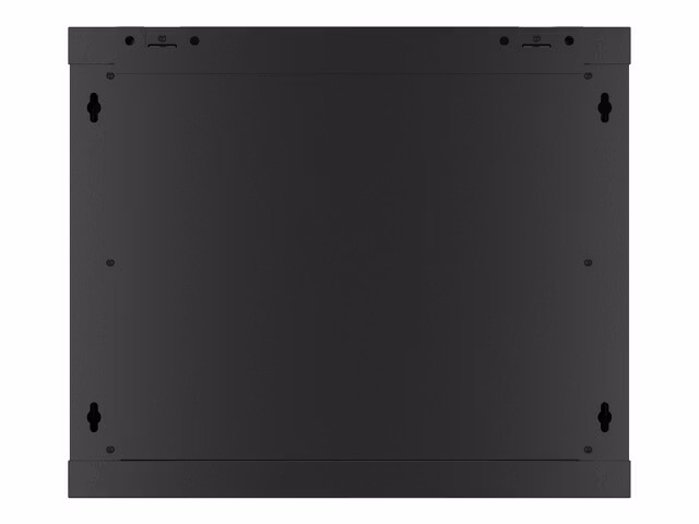 RACKSKÅP 19" VÄGGMONTERAT 9U/600X450 (FLAT PACK) V2 SVART LANBERG