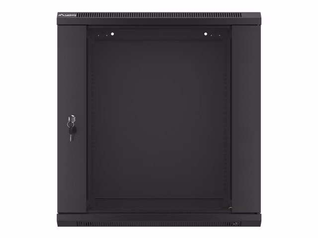 RACKSKÅP 19" VÄGGMONTERAT 12U/600X450 (FLAT PACK) SVART LANBERG V2