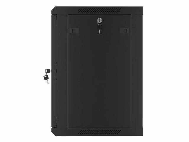 RACKSKÅP 19" VÄGGMONTERAT 12U/600X450 (FLAT PACK) SVART LANBERG V2