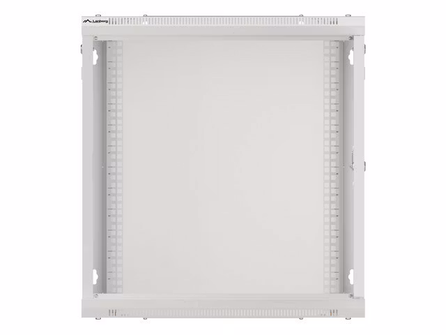 RACKSKÅP 19" VÄGGMONTERAT 12U/600X600 (FLAT PACK) V2 GRÅ LANBERG